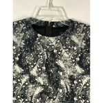 Eleven Paris -3. Women's Abstract Print Long Sleeve Sweatshirt Black Size Small Photo 1