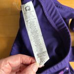 Fabletics “girl almighty” Deep Purple Activewear Sports Bra, Size XS Photo 3