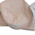 Auden NWT Demi covered lightly lined tshirt bra lace pink size 40D Photo 2