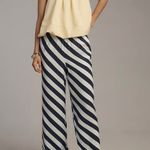 Anthropologie Maeve The Brooklin Striped Wide-Leg Pull-On Pants, Size XS Photo 3