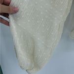 Line and Dot  revolve Kate Chiffon Overlay Top in Ivory blouse size large nwt Photo 7