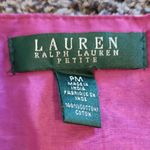 Ralph Lauren LAUREN  PAISLEY PURPLE TIE DYE HANDKERCHIEF HEM LINED SKIRT M PETITE Photo 7