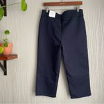 Croft & Barrow  Mid Rise Effortless Capri Navy Blue Pants Size 10 Photo 4