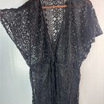 J. Valdi XL Elegant Black Lace Swim Coverup Photo 1