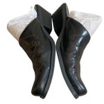 Mudd Western Embroidered Faux Leather Mules Festival Clogs Photo 2