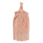 Mango Halter Tie Neck Gingham Checked Dress in Pink White | Size S NWT Photo 1