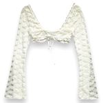 Wildfox NWOT  Hot For Me Bell Sleeve Lace Crop Top Photo 3