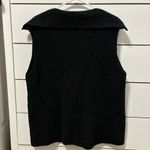 Vince  V-Neck Wool & Cashmere Vest in Black Photo 2
