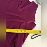 Torrid  3 Plus Size Jersey Midi Dress Burgundy Maroon Red Short Sleeve 3X GUC 526 Photo 3