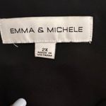 Emma & Michele  Black Floral Bell Sleeve Shift Dress Size 2X Photo 2