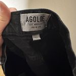 AGOLDE Sophie Crop High Rise Skinny Jeans Size 27 Washed Black Distressed Photo 8