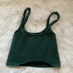 Free People Happiness Runs Square Neck Crop in Green Photo 4