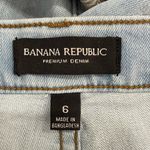 Banana Republic  light wash denim jean shorts in a size 6 festival concert summer Photo 4