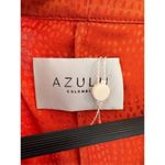 NWOT AZULU Button Up Short Sleeve Blouse Size XSmall Orange Photo 2