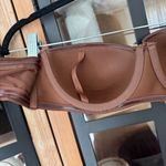 Savage x Fenty core microfiber strapless bra underwire brown sugar nude charm Size undefined Photo 7