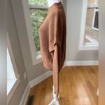 Terra & Sky  Camel Tan Cropped Mockneck Sweater Size 14 0X Photo 1