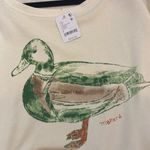 Free People We the Free Graphic Camden Pullover in Mallard Combo. Size S. NEW WITH TAG Photo 9