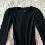 Gap Black Ribbed Longsleeve Bodysuit Photo 3
