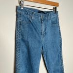 J Brand  Blue Star Braid raw hem jeans Photo 1