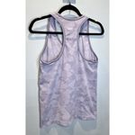 Athleta  Speedlight Seamless Tank Top Womens‎ Sz L Gray Camo Racerback Logo Photo 2