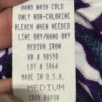 Koko Knot Rayon Blue White Floral Tropical Hawaiian Maxi Dress USA Medium Photo 10