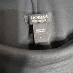 EXPRESS Body Contour Black Women’s Fitted Scoop Neck Dress Size Large Photo 2