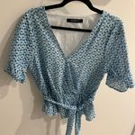Sugar and L!ps Eyelet Tie Top Photo 0