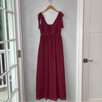 REVELRY Bowie Bridesmaids Dress in Wine Size: 2 Red Photo 1