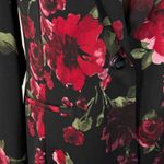 Susan Graver Medium Ponte Blazer Jacket Floral Stretch Pockets Button Closure Photo 4