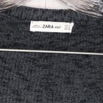 ZARA  Knit Open Front Black Cardigan Photo 4