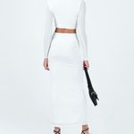 Princess Polly Long Sleeve White Dress Photo 3