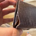 Donald J Pliner White Leather Wood Platform Wedge Sandals Womens 9 Y2K Clog Mule Photo 8