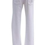 Cache  White Black Orchid Boyfriend Organic Denim Pant Distressed NWT $138 Photo 0