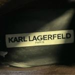 Karl Lagerfeld Brown Booties Photo 3