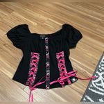 Monster High Black Top with Pink Lace Photo 0