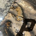 PINK - Victoria's Secret  Silver and Black Sequin Tote Photo 2