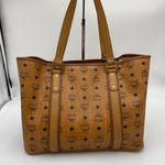 MCM VISETOS SHOPPER COGNAC MEDIUM Photo 2