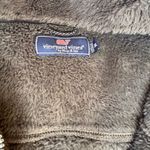 Vineyard Vines Vineyard Vines Womens XL Pullover Fleece Quarter Zip Gray Cozy Soft Photo 7