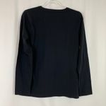 Jones New York Sport | Black Floral Graphic Long Sleeve Tee Shirt Women L Petite Size undefined Photo 4