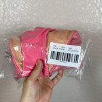 J. Crew Womens Bikini Bottom Large Pink Curved High Waist Cheeky Barbie NWT Photo 6