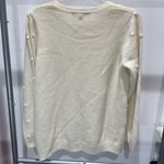 Apt. 9 Apt.‎ 9 Women's Cream Textured Dot Knit Long Sleeve Crew Neck Sweater Photo 4