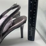 Karl Lagerfeld NWB Rosalyn Slingback Pump dark slate snake print size 10 Photo 3