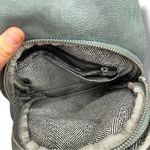 Unisex Gray Canvas Sling Crossbody Backpack Chest Bag Travel Daypack‎ Photo 5