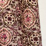 My Michelle Vintage Y2K  Pink Rose Floral Asymmetrical Lettuce Hem Skirt Sz S Photo 3