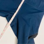 Yogalicious  Leggings Navy Blue‎ With Black Mesh Cutout Panels Size Medium Photo 6