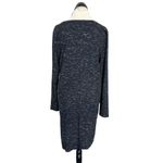 Lilla P Dress Womens Size Large Shift Stretch Long Sleeve Jersey Knit V Neckline Photo 2