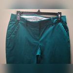 J.Crew NWOT Women's Cafe Capri Teal Size 2 Pants Photo 3