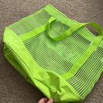 Disney Lime Green Huge Vinyl Velcro Closure Tote Bag Photo 5