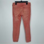 Free People  Jeans Women Size 25 Skinny Slim Cloral Ankle Zip 5 Pocket Photo 2