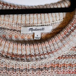 Madewell Space Dyed Canton Organic Cotton Wool Knit Mock Neck Pullover Sweater S Photo 1